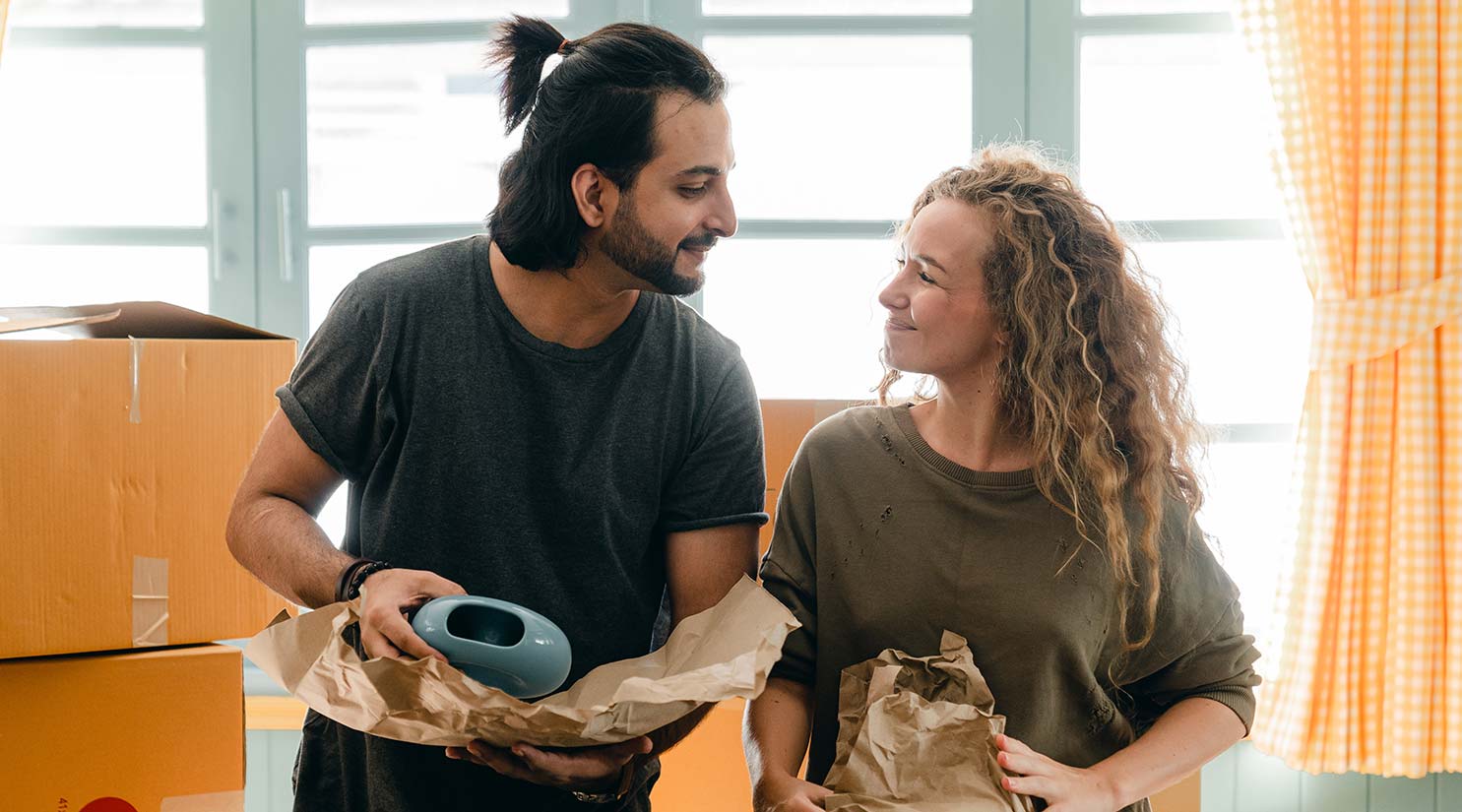Couple Unpacking Couple Unpacking